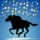 racehorse with stars 2 racehorse with stars 2